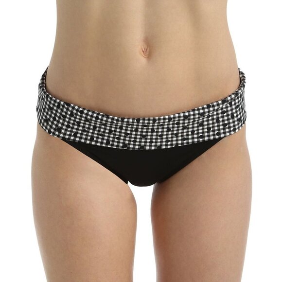 NWT Captiva black & white plaid bikini bottom - Picture 5 of 7
